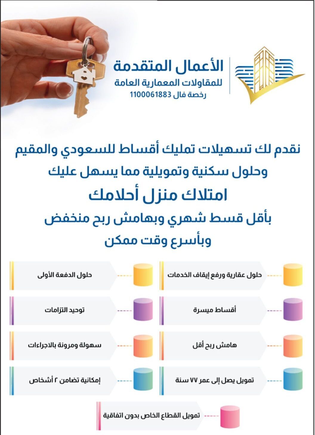 الاعمال المتقدمة